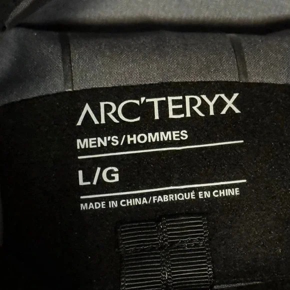 Arc'teryx Alpha SV Gore-Tex Pro Jacket Black Waterproof Shell Hooded Size L - Picture 6 of 6